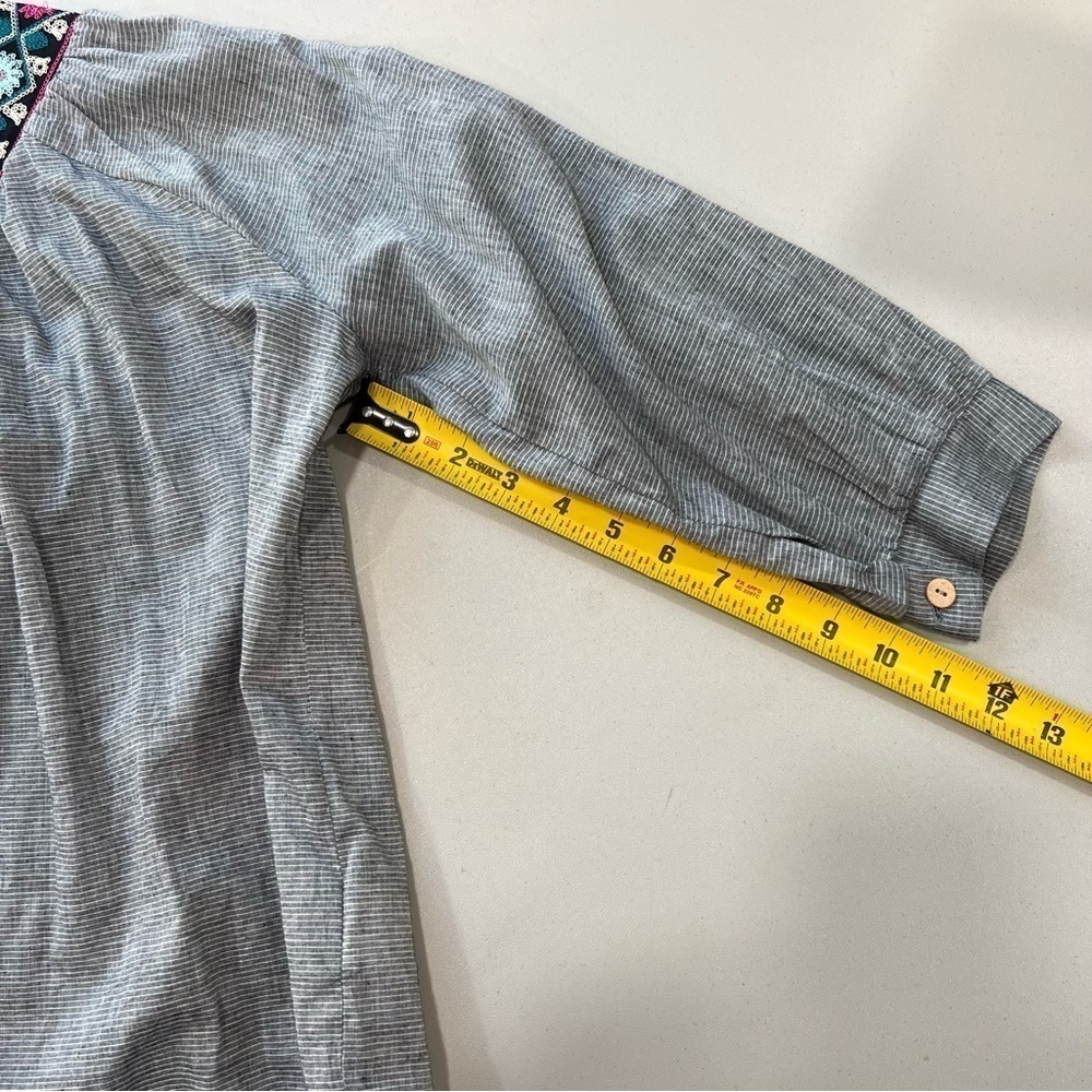 Anthropologie eri + ali Kaleidoscope Striped Top Size Extra Small XS - Picture 10 of 12